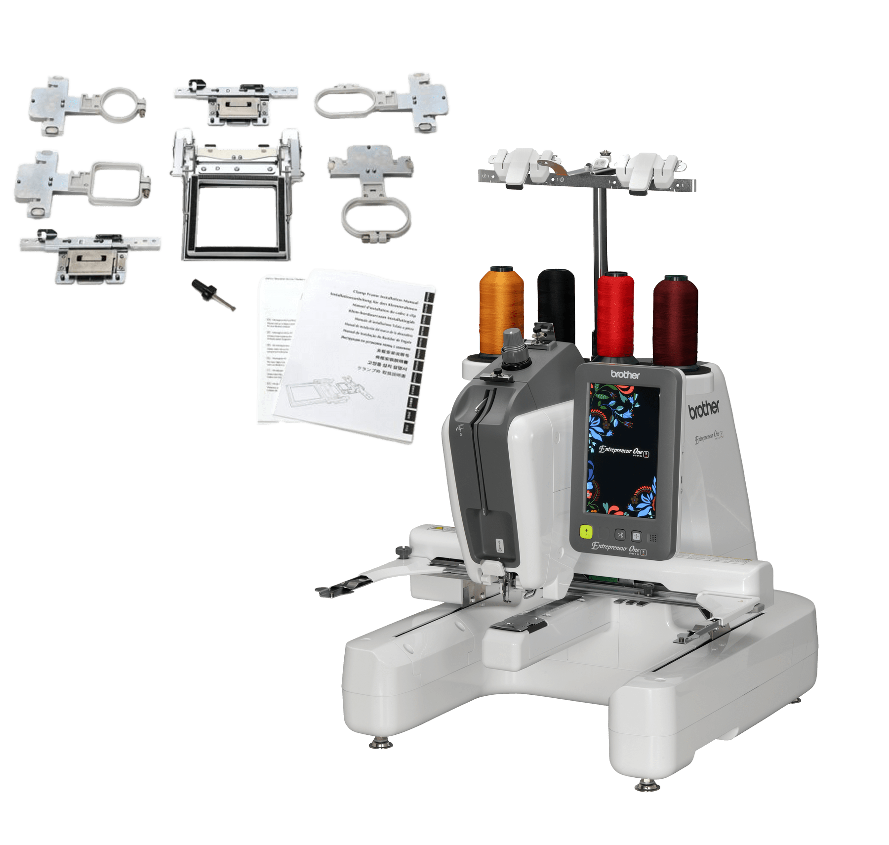 その他 Brother Personal Embroidery Systems Brother Entrepreneur One PR1X Single Needle Embroidery Machine