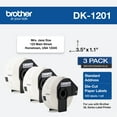 thumbnail image 1 of Brother Genuine DK-12013PK Die-Cut Standard Address Labels – 3 rolls per box, 1 of 7