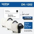 thumbnail image 1 of Brother Genuine DK-12023PK Die-Cut Shipping Paper Labels – 3 Rolls Per Box, 1 of 15