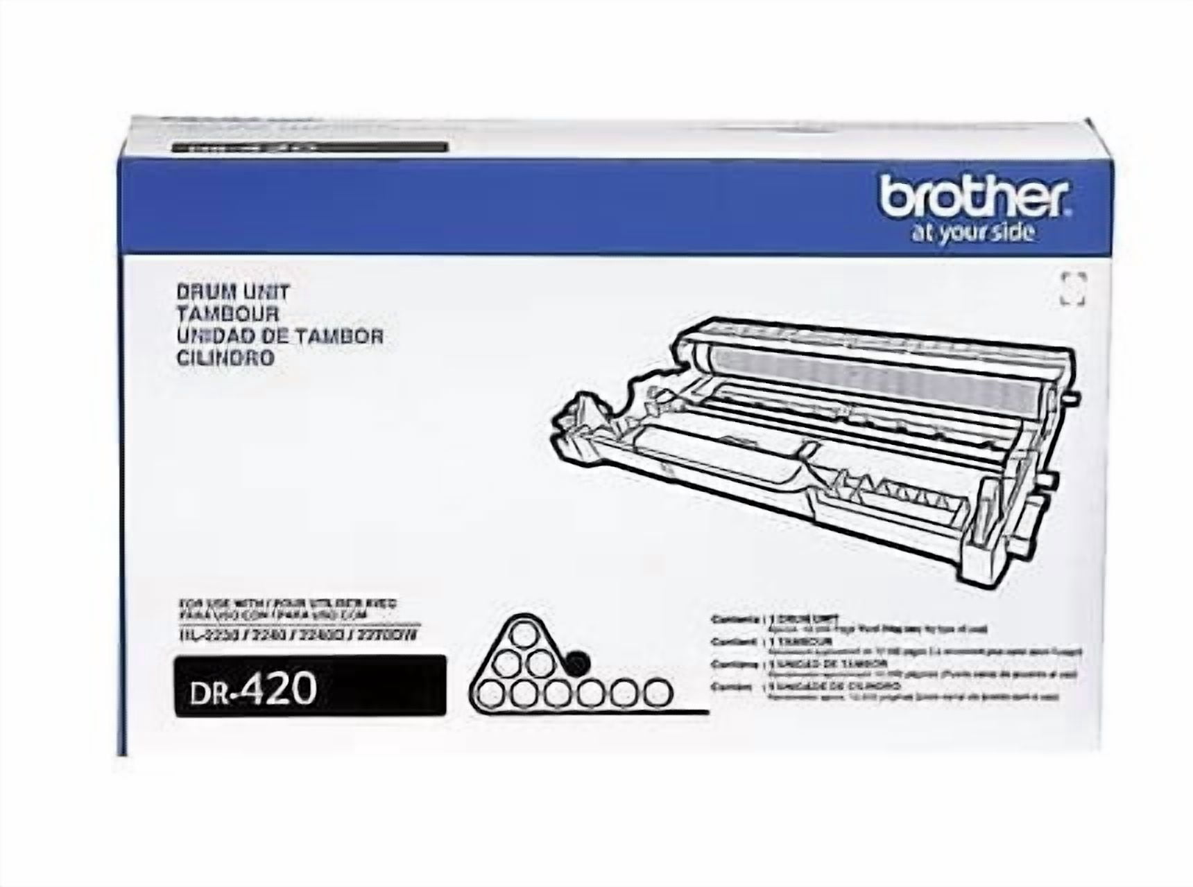 Brother Genuine Drum Unit, DR420, Yields Up to 12,000 pages