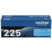 Brother Genuine High Yield Toner Cartridge, TN225C, Replacement Cyan Toner, Page Yield Up To 2,200 Pages