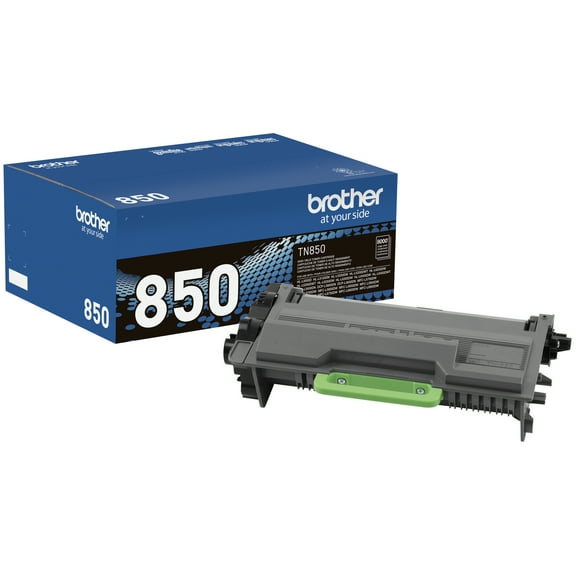 Brother Genuine High Yield Toner Cartridge, TN850, Replacement Black Toner, Page Yield Up To 8,000 Pages