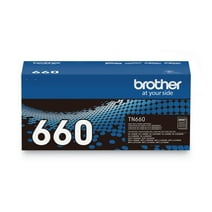 Brother Genuine High-yield Black Printer Toner Cartridge, TN660