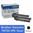 thumbnail image 1 of Brother Genuine High-yield Black Printer Toner Cartridge, TN7502PK, 1 of 9