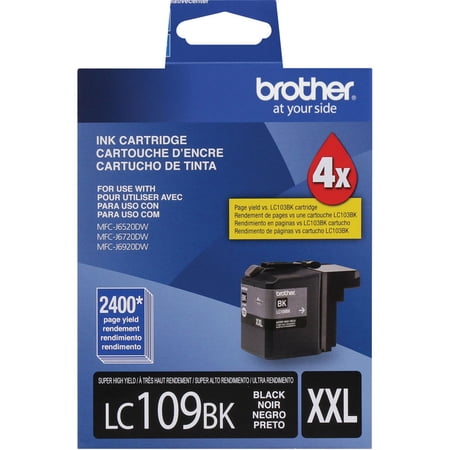 Brother Genuine LC109BK High-yield Printer Ink Cartridge