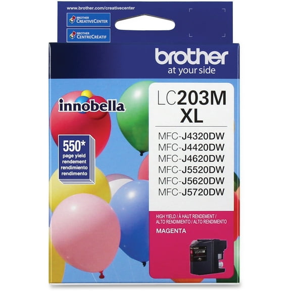 Brother Genuine LC203M High Yield Printer Ink Cartridge