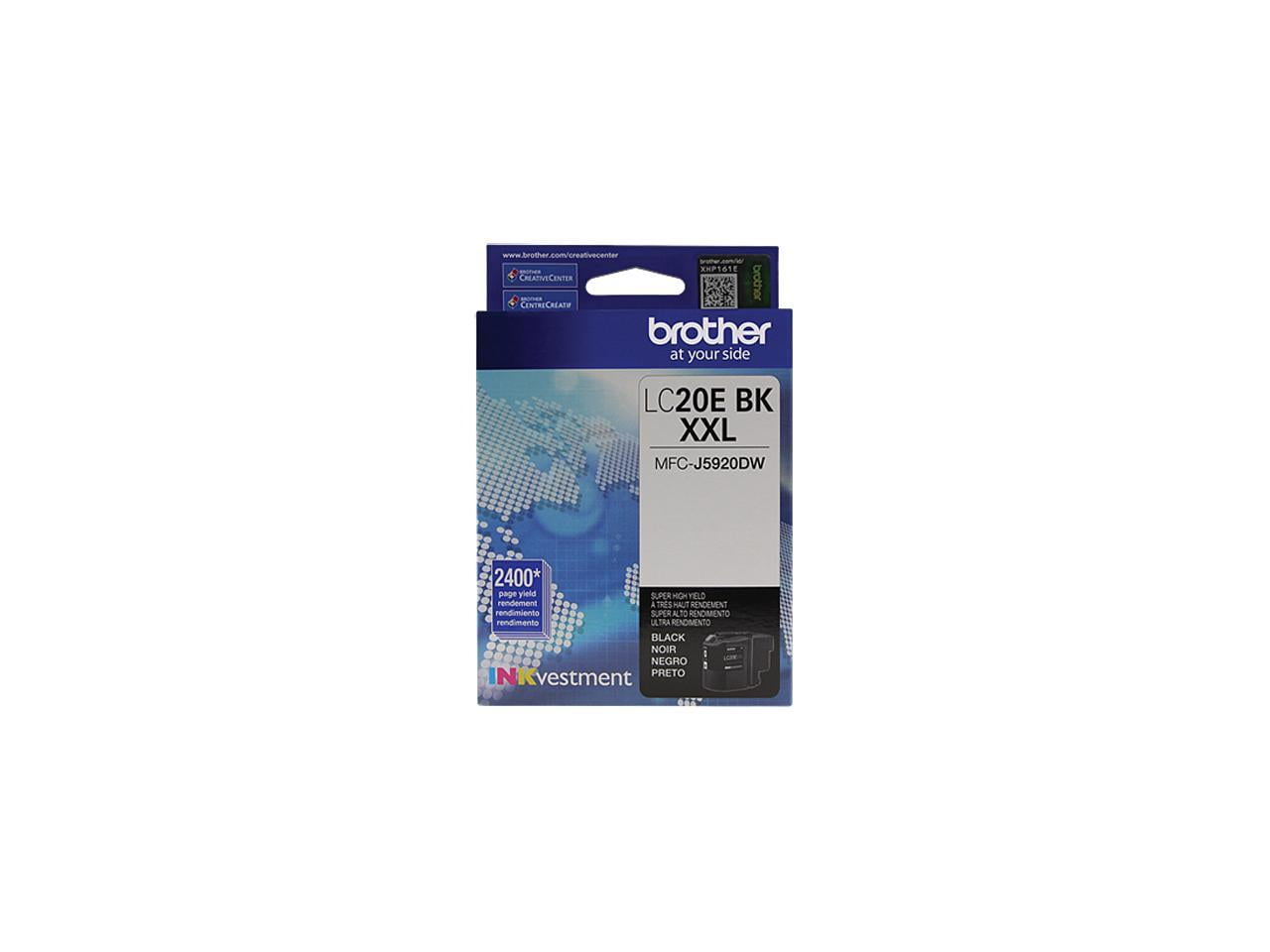 Brother Genuine LC20E HighYield Printer Ink Cartridges