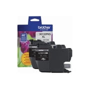 Brother Genuine LC30132PKS 2-Pack High-yield Black Ink Cartridges