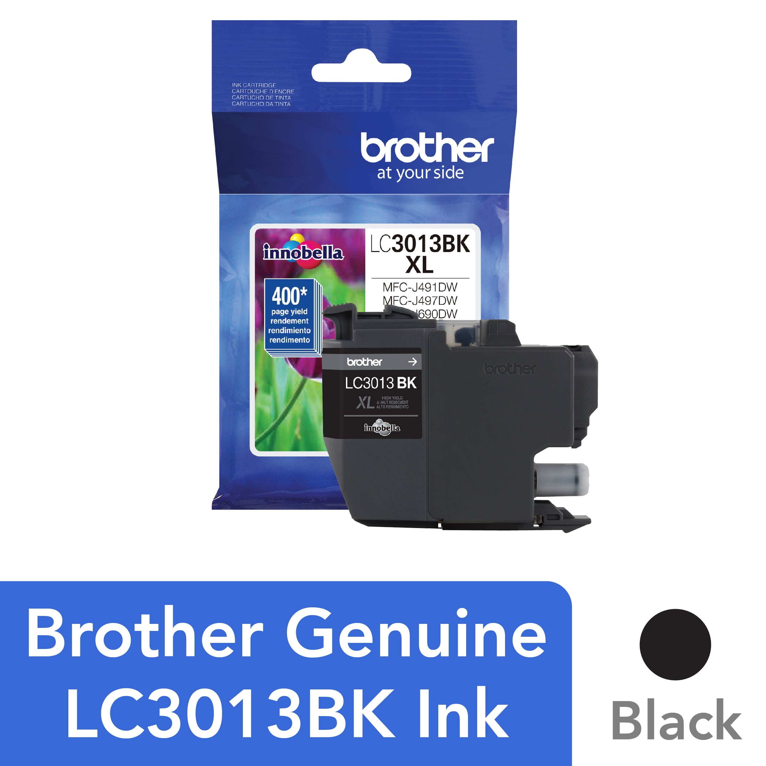 Brother LC3013BK High-yield Printer Ink Cartridge - Walmart.com