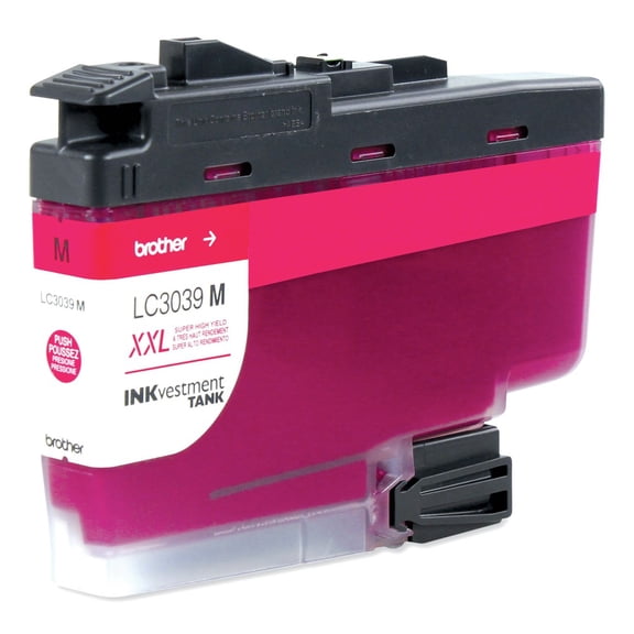 Brother Genuine LC3039M High-yield Magenta Printer Ink Cartridge