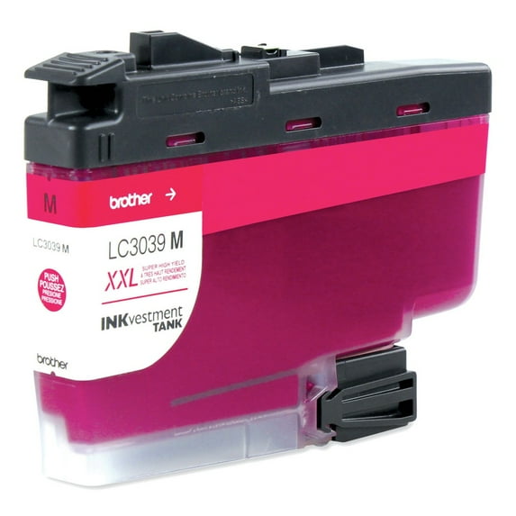 Brother Genuine LC3039M, Single Pack Ultra High-yield Magenta INKvestment Tank Ink Cartridge, Page Yield Up To 5,000 Pages, LC3039