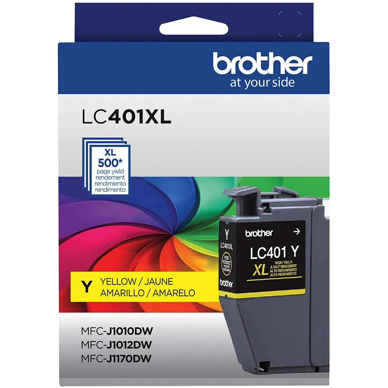 Brother Genuine LC401XLYS High Yield Yellow Printer Ink Cartridge