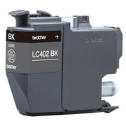 Brother Genuine LC402BK Standard Yield Black Printer Ink Cartridge