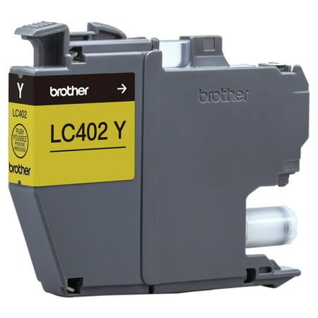 Brother Genuine LC402Y Standard Yield Yellow Printer Ink Cartridge
