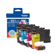 Brother Genuine LC5014PK 4-Pack Standard Yield Black, Cyan, Magenta, and Yellow Ink Cartridges