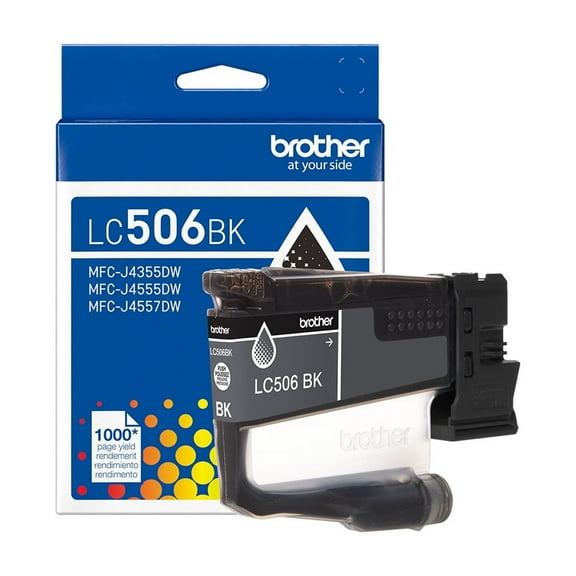 Brother Genuine LC506XLBK High Yield Black Ink Cartridge