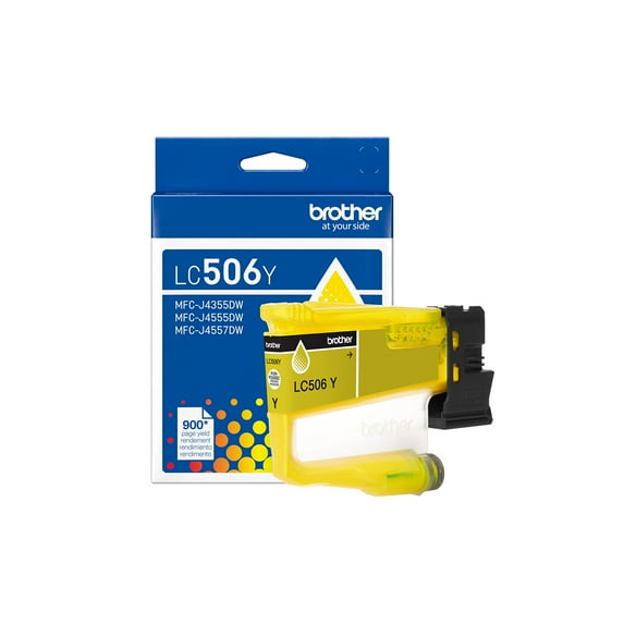Brother Genuine LC506XLY High Yield Yellow Ink Cartridge