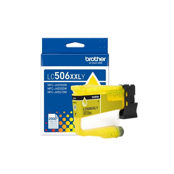 Brother Genuine LC506XXLY Super High Yield Yellow Ink Cartridge