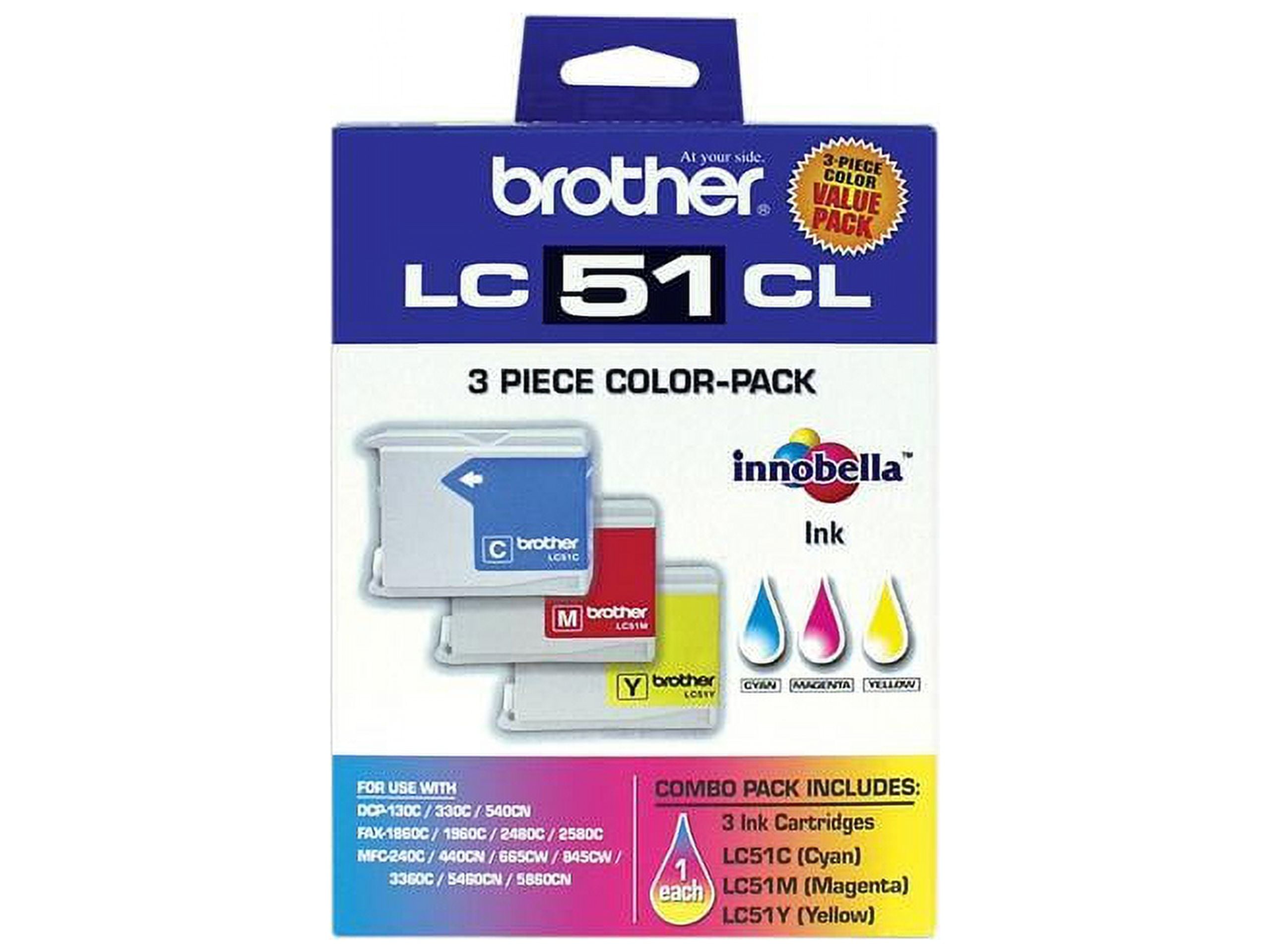 Brother Genuine LC513PKS Printer Ink Cartridges