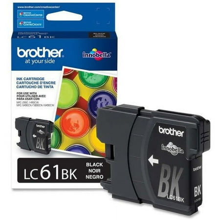 Brother - LC61BK Standard-Yield Ink Cartridge - Black