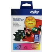 Brother Genuine LC71CL 3PKS Standard-yield Printer Ink Cartridges