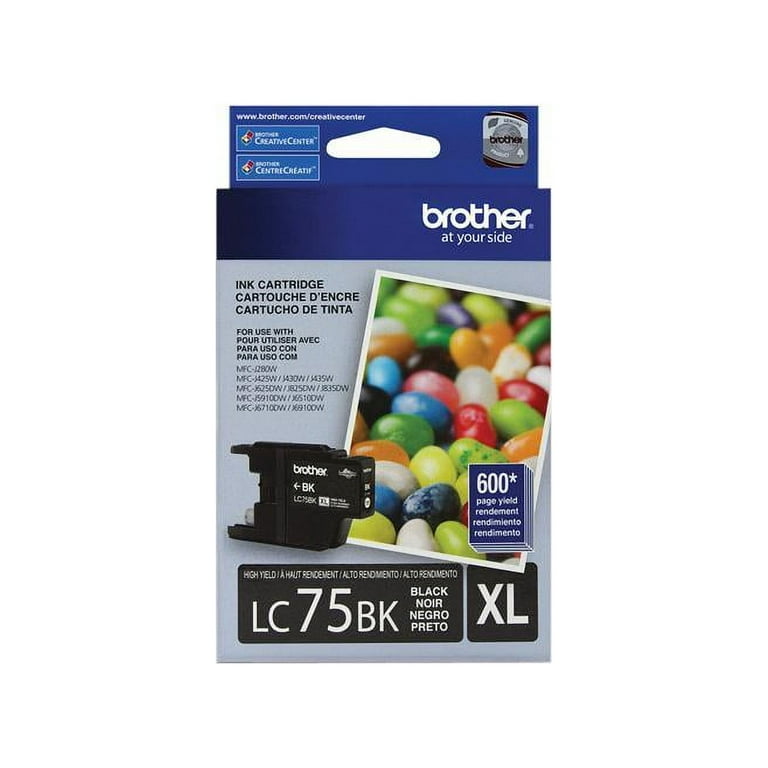 LC75BK Innobella High-Yield Ink, 600 Page-Yield, Black
