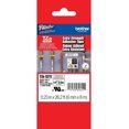 thumbnail image 1 of Brother Genuine P-touch TZE-S211 Tape, 1/4" (0.23") Wide Extra-Strength Adhesive Laminated Tape, Black on White, Laminated for Indoor or Outdoor Use, Water-Resistant,0.23" x 26.2' (6mm x 8M), TZE-S211, 1 of 1