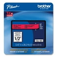 thumbnail image 1 of Brother Genuine P-touch, TZe-431CS, 0.47” x 26.2’, Black on Red Laminated Label Maker Tape, 1 of 7