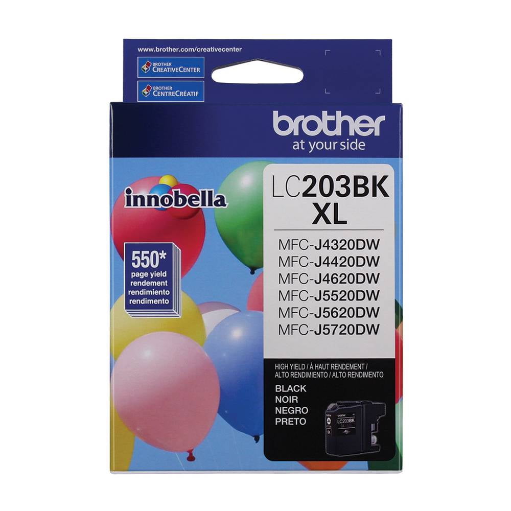 Brother Genuine Standard-yield Black Ink Cartridge, LC203BK - Walmart.com