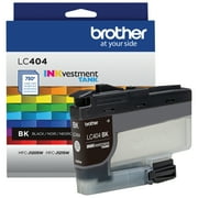Brother Genuine Standard-yield Black Printer Ink Cartridge, LC404BK