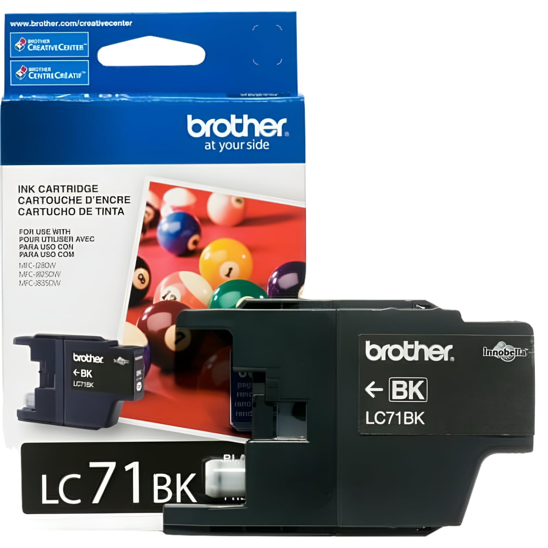 Brother Genuine Standard-Yield Black Inkjet Printer Ink Cartridge
