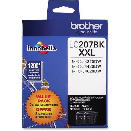 Brother Genuine Super High-Yield Printer Ink Cartridges, LC2072PKS
