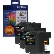 Brother Genuine Super High-yield Color Printer Ink Cartridge, LC2053PKS