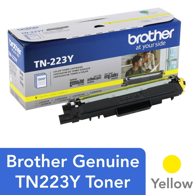 Brother TN-223 Black Standard Yield Toner Cartridge, Print Up to