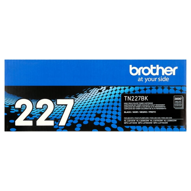 TN227BK High-Yield Toner, 3,000 Page-Yield, Black TN227BK High-Yield Toner, 3,000 Page-Yield, Black