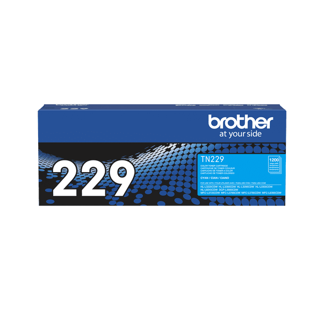 Brother Genuine TN229C Standard Yield Cyan Toner Cartridge - Walmart.com