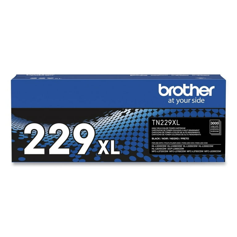 Brother Genuine High Yield Black Toner Cartridge TN229XLBK for