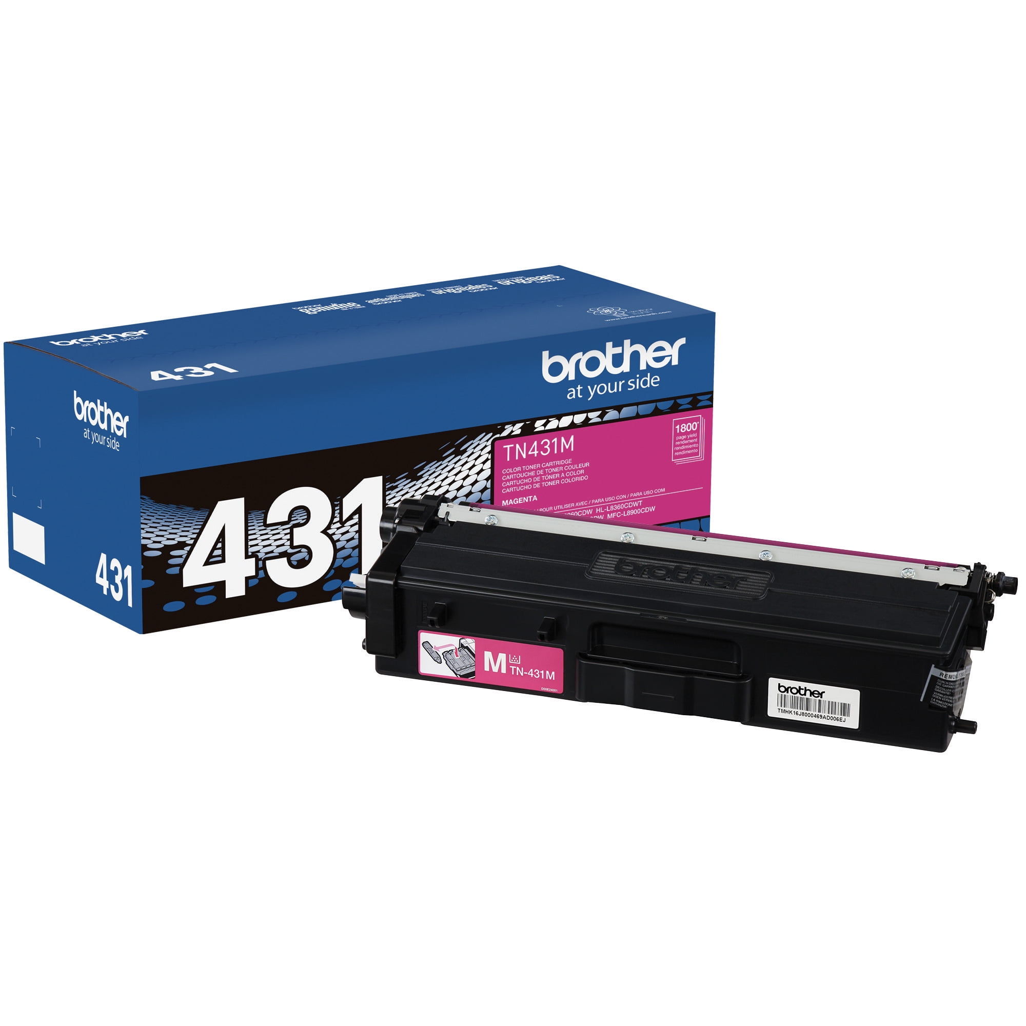 Brother Genuine TN431M Magenta Printer Toner Cartridge