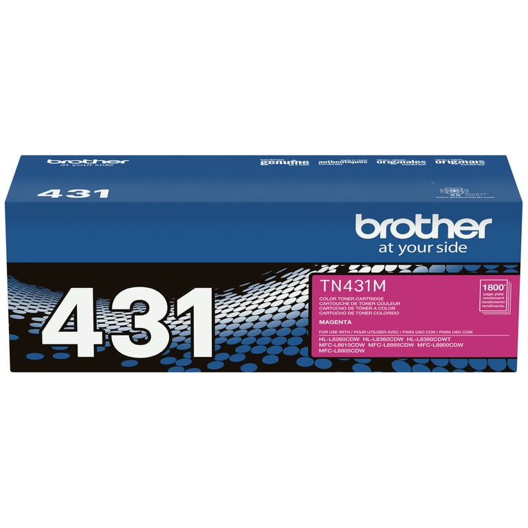 TN431M Toner, 1,800 Page-Yield, Magenta TN431M Toner, 1,800 Page-Yield, Magenta