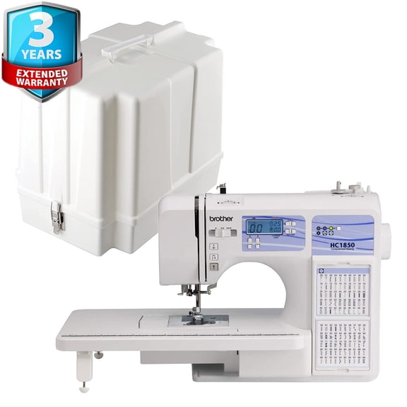 Brother HC1850 185-Stitch Computerized Sewing Machine w/ Hardcase + 3Yr Wty