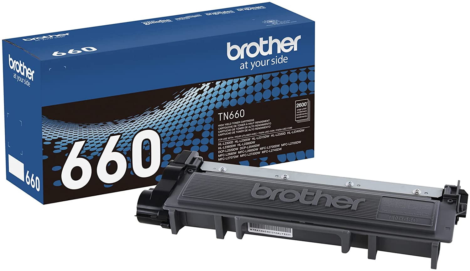 Brother TN2445 Toner Black, Yield 3000 pages for Brother HLL2310D,  HLL2375DW, MFCL2713DW, MFCL2770DW Printer