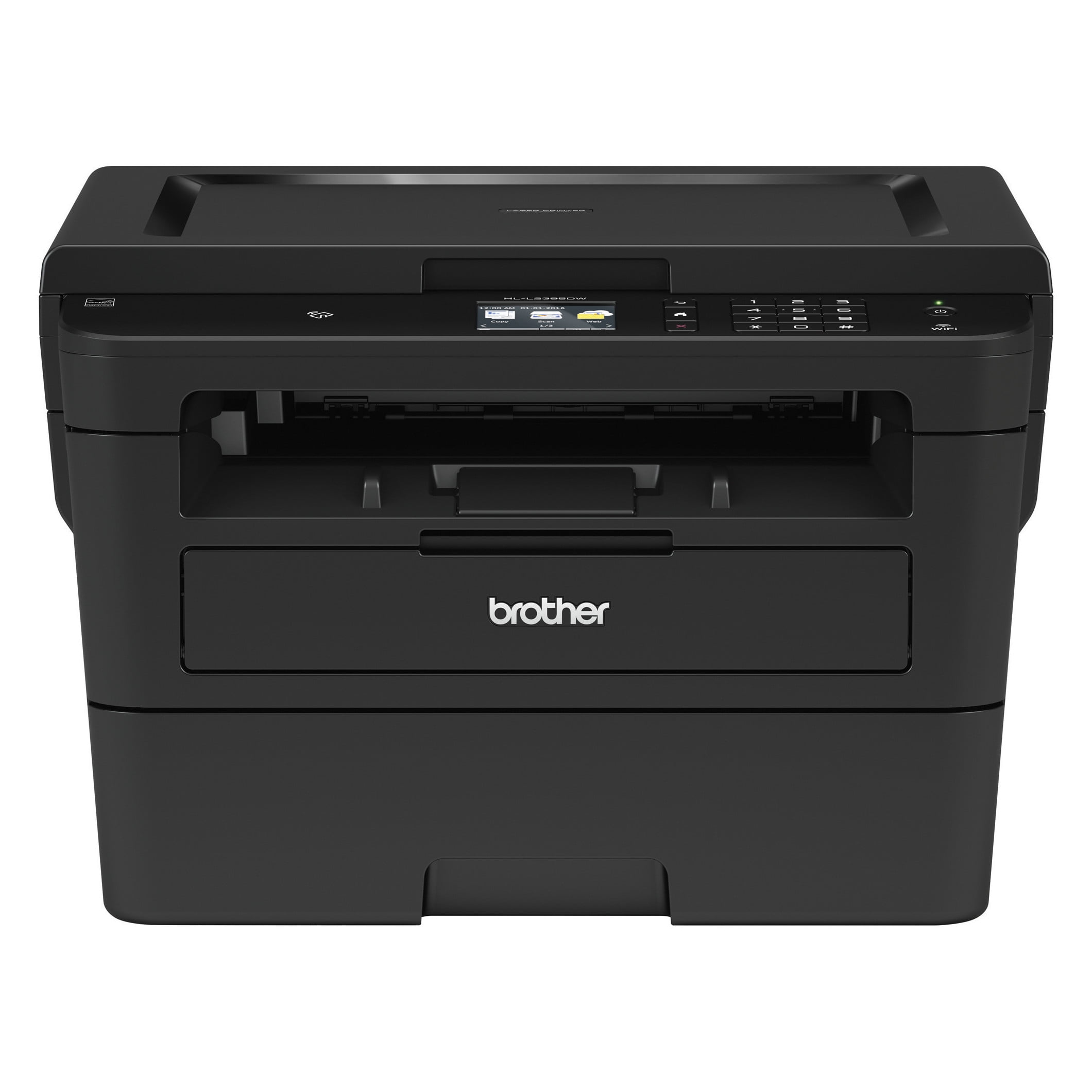 Brother HL-L2395DW Monochrome Laser Printer, Convenient Flatbed