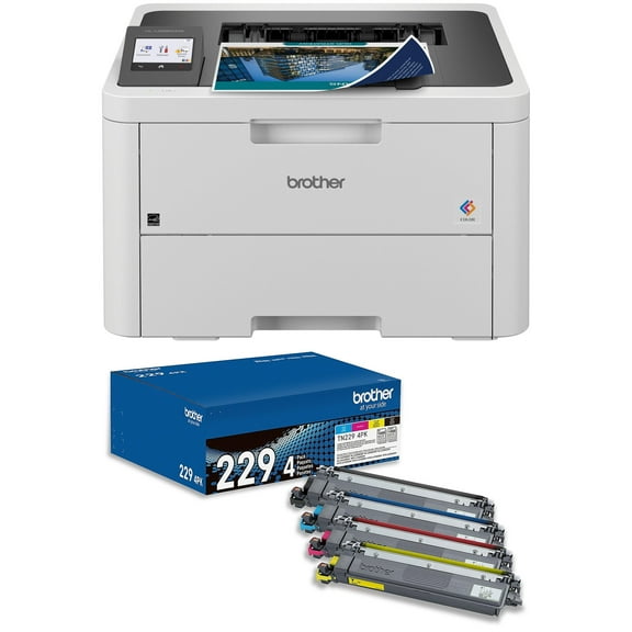 Brother HL-L3280CDW Color Laser Printer Plus 4-Pack Toner (Bundle)