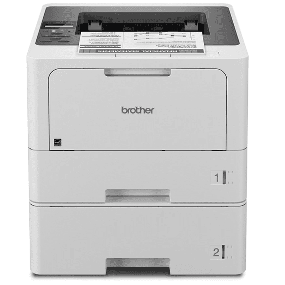 Brother HL-L5210DWT Business Monochrome Laser Printer with Dual Paper Trays, Wireless Networking