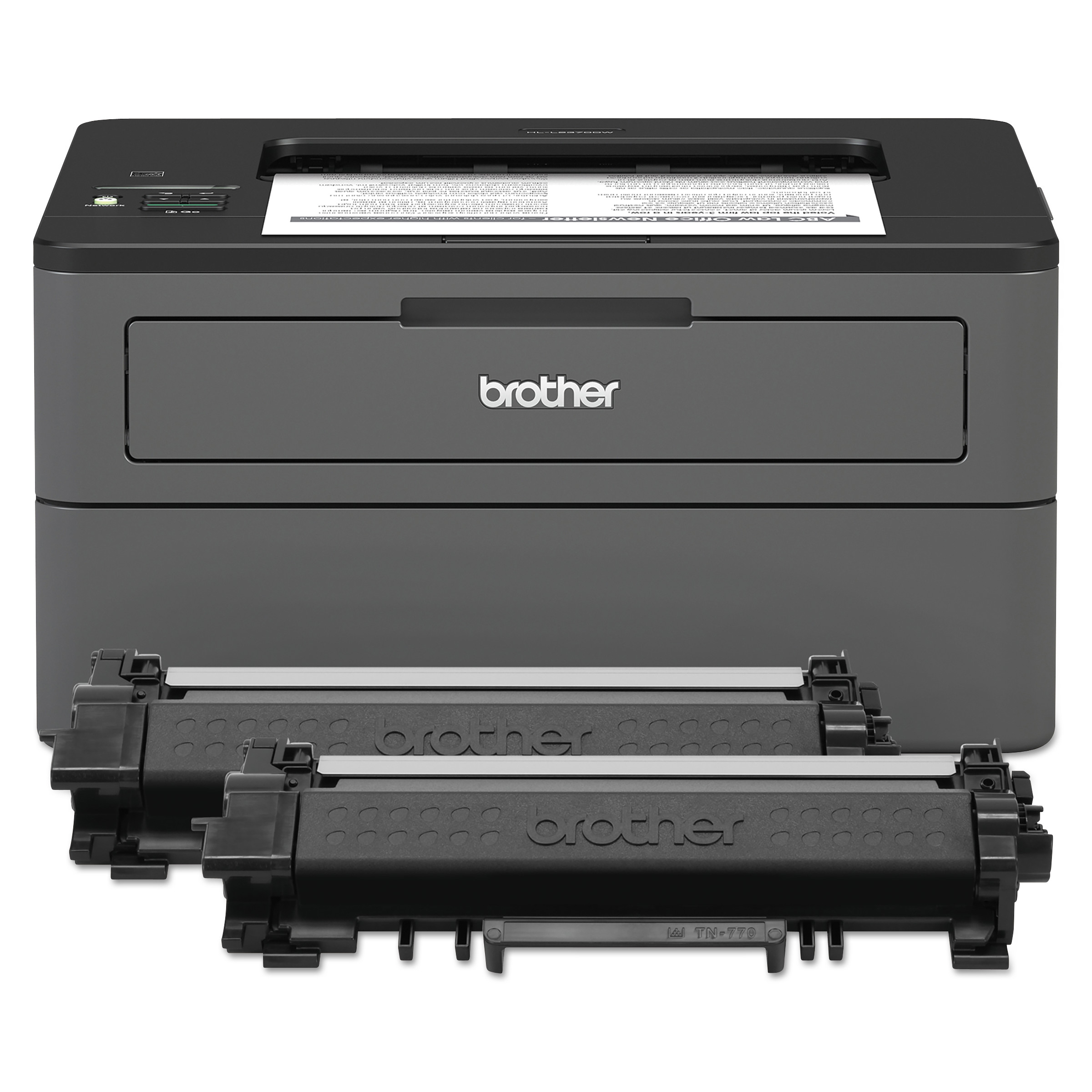 Brother HLL2370DW XL Extended Print Monochrome Laser Printer, up to 2 Years of Toner In-Box - image 1 of 9