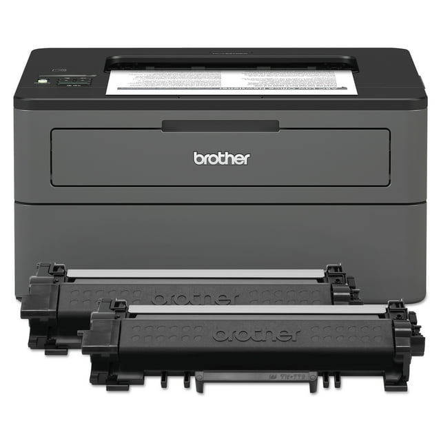 Brother HLL2370DW XL Extended Print Monochrome Laser Printer, up to 2 Years of Toner In-Box