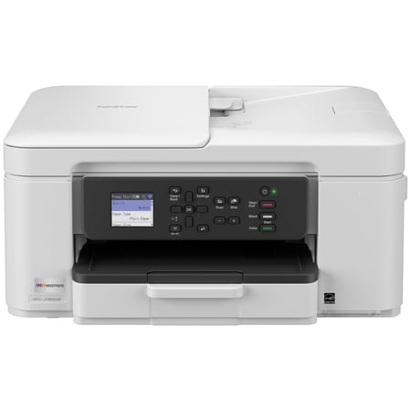 Brother - INKvestment 1365 Wireless Color All-in-One Inkjet Printer with Auto Duplex Print (MFC-J1365DW), Great for Home Offices - White