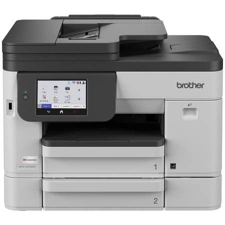 Brother - INKvestment 5110 Wireless Color Inkjet All-in-One Printer with 500-sheet paper tray/4.3” Color Touchscreen (MFC-J5110DW) - Gray