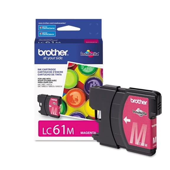 Brother Innobella LC61M Printer Cartridge, Magenta