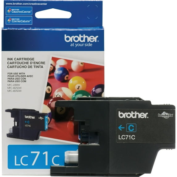 Brother LC 71 Cyan Ink Cartridge Standard LC71CS